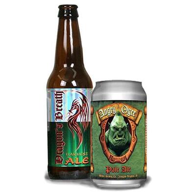 3.5 x 7.00 Craft Beer Labels White BOPP-Gloss Varnish