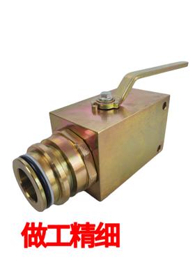 矿用液压球型截止阀QJ-KJ10/13/16~51球型阀DN19管路配件液压球阀