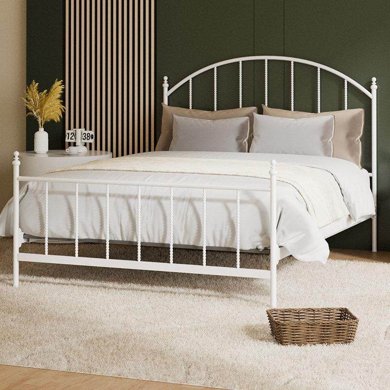 床简约现代 欧式铁艺床双人卧室阁楼覆式二楼铁床架单人铁架床1.5,住宅家具,铁艺/钢木床,淘宝优惠券,粉丝福利购,淘宝优惠卷