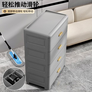 衣服家用卧室宝宝衣柜储物柜 特大号收纳柜子加厚床头柜塑料抽屉式