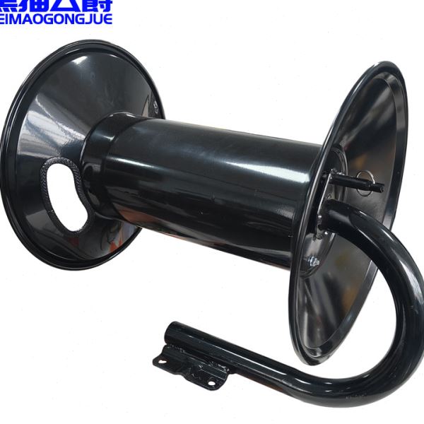 超压管道疏通机洗车机钢架外装钢丝管卷管器方便自动管子收纳器