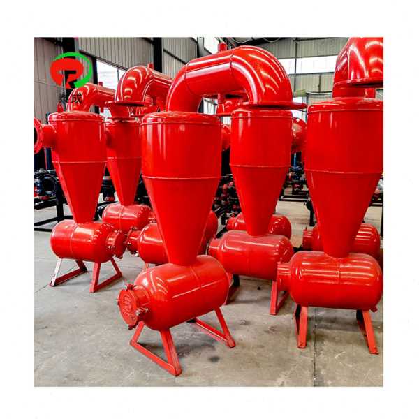 63/75/90/110离心过滤器 农田灌溉旋流除砂器 钢制网式离心过滤器