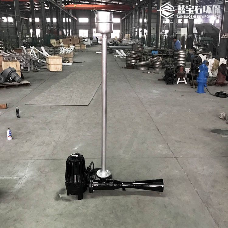 自吸式射流潜水曝气机QSB-2.2 自落式潜水射流曝气泵2.2kw溶氧量