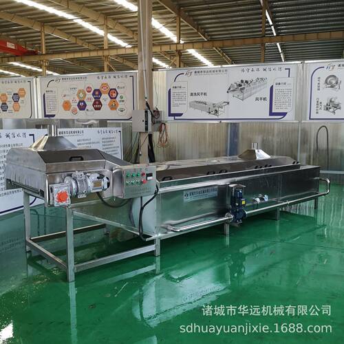 长豆角杀青漂烫设备 蒸煮漂汤杀青机 土豆粉莲藕漂烫机设备