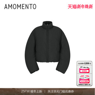 CROPPED DOWN PUFFER 短款 25FW 25年新款 羽绒夹克百搭 AMOMENTO
