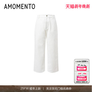 Tapered Fit Denim 时尚 25PS 25年新款 休闲直筒牛仔裤 AMOMENTO
