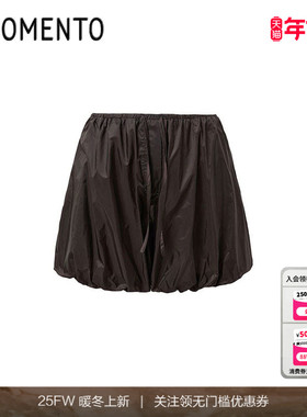 [AMOMENTO] 25SS Shirring Shorts 25年短裤女式夏季抽绳短裤百搭