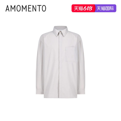 26早春新款百搭方形口袋宽松衬衫