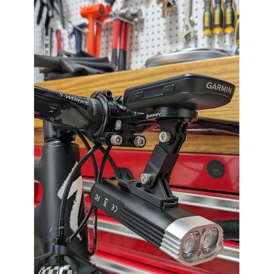 公路车山地自行车分体把码表车灯一体架fsa把立延长支架加宽配件