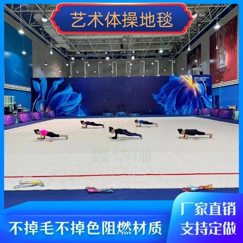 艺术体操地毯啦啦操垫自由体操垫武术地毯戏曲舞台垫练功舞蹈地毯