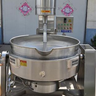 可倾斜夹层锅全自动行星多爪搅拌化糖熬煮锅卤肉锅电加热夹层锅