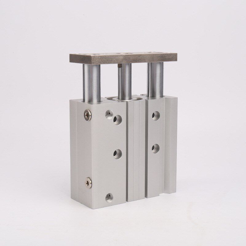 厂家直销三轴气缸导杆薄型阻挡SMC亚德客型汽缸TCM/MGPM12机械手