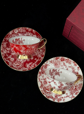 ZOEO「阙锦」高颜值咖啡杯礼盒装结婚礼物新婚伴手礼杯子陶瓷水杯