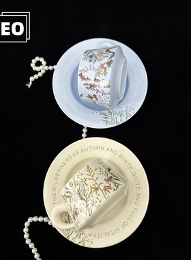 ZOEO「雾蔓」咖啡杯碟套装乔迁礼物高级感杯子情侣对杯新婚礼物