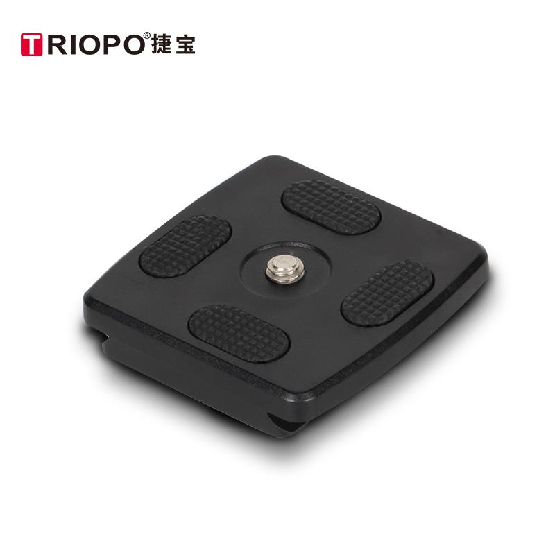 TRIOPO捷宝系列三脚架快装板1/4螺丝相机连接板通用快装板