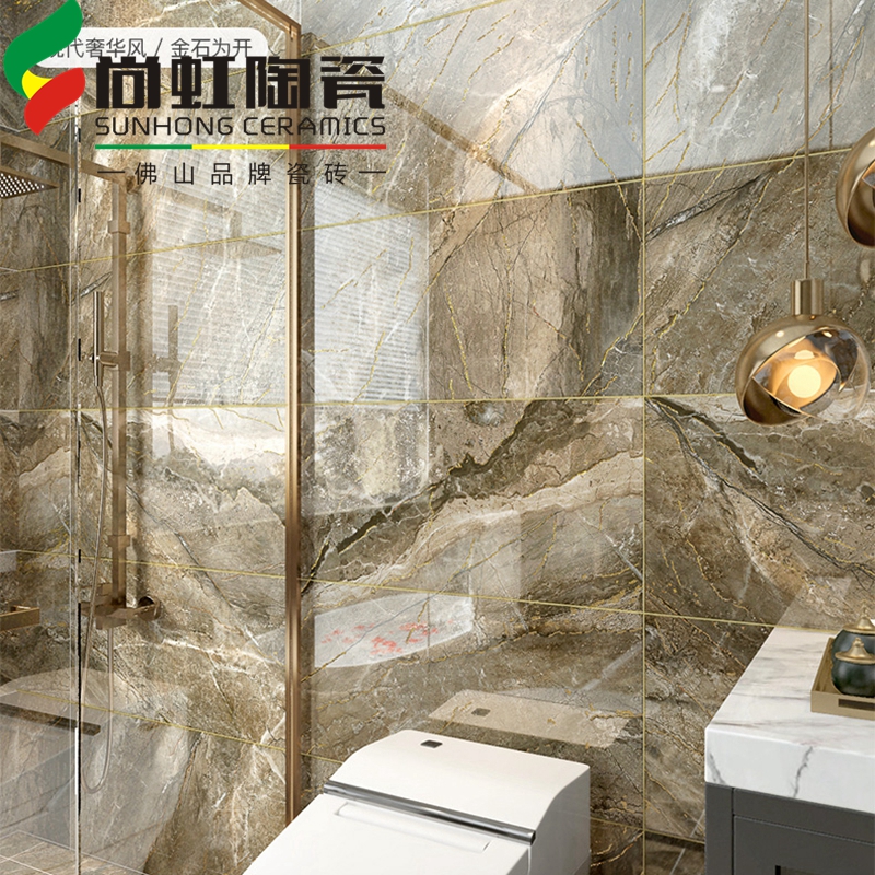 通体化妆室瓷砖800x80t0厨房客厅地砖金丝釉大理石地板砖墙砖防滑
