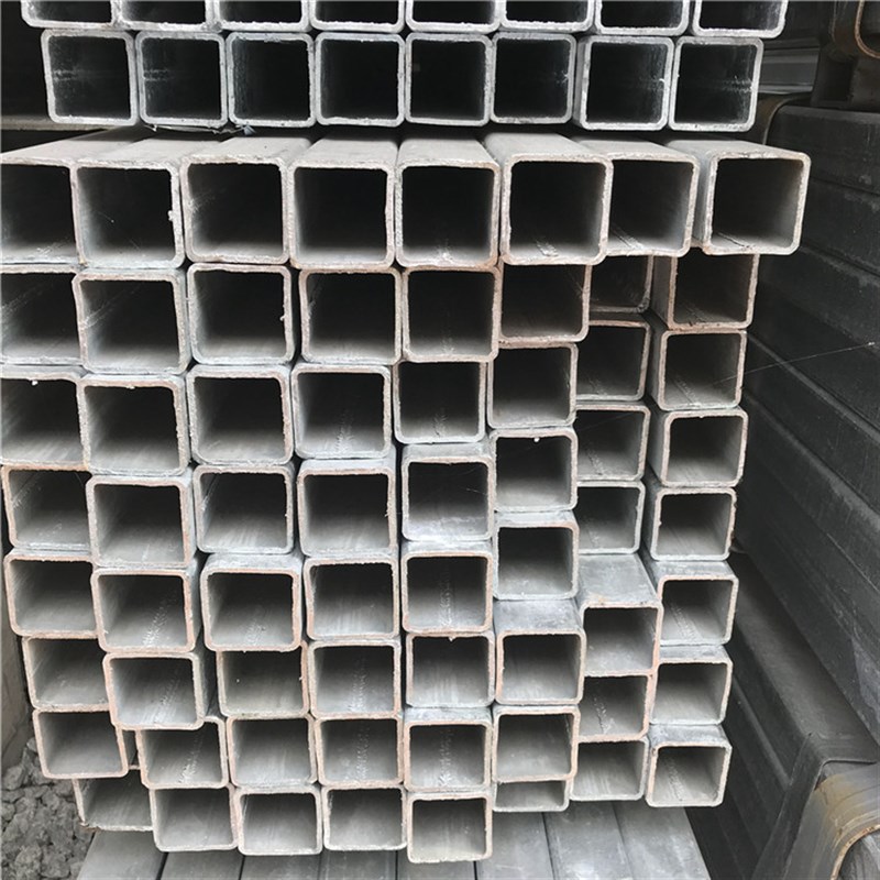 镀锌方管50x50x3广东热镀浸方通定做钢通幕墙钢构镀锌方形管Q235B