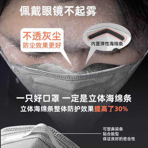 kp95防甲醛口罩面具活性炭化学实验室工业防尘重度Kn95防护面罩