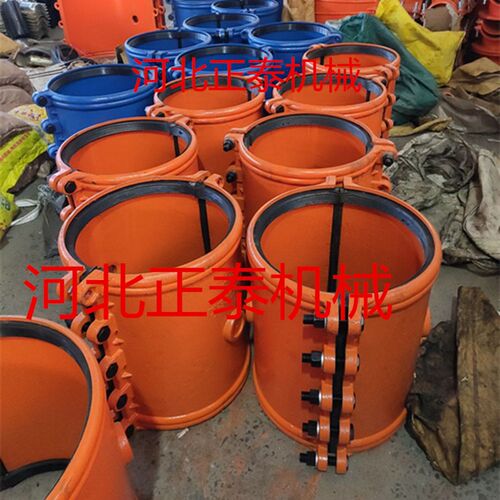 DN100铸铁哈夫节114堵漏器快速接头长200-300-400-500-1000弯头