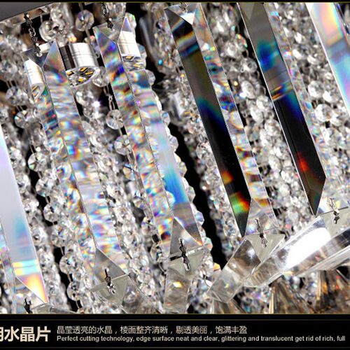简约圆形节能LED吸顶灯水晶灯房间客厅灯餐厅卧室大厅大堂