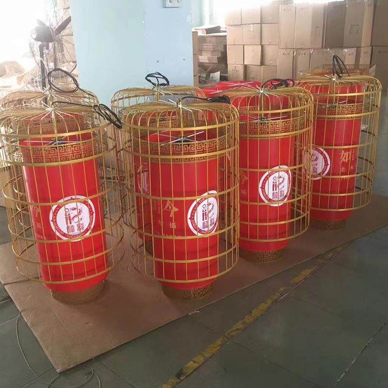 定做灯具来图订制现代简约复古工业风铁艺布艺中式吊灯吸顶灯壁灯