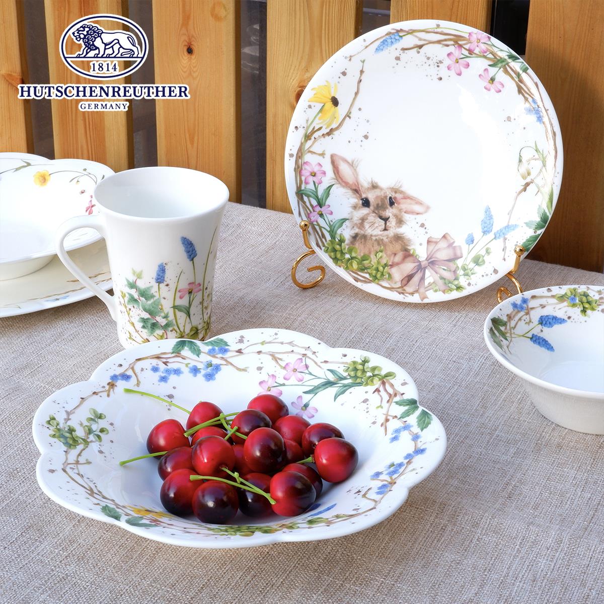 德国狮牌进口骨瓷马克杯杯碟麦片碗餐碗深盘圆盘点心盘餐具家用