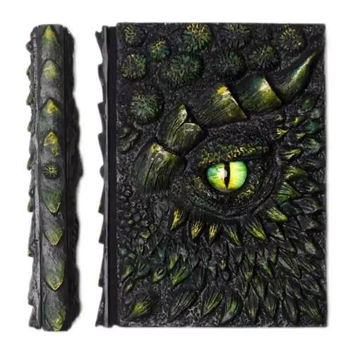 Deluxe Animated Dragon Book龙之书树脂工艺品A5手帐本摆件酷炫