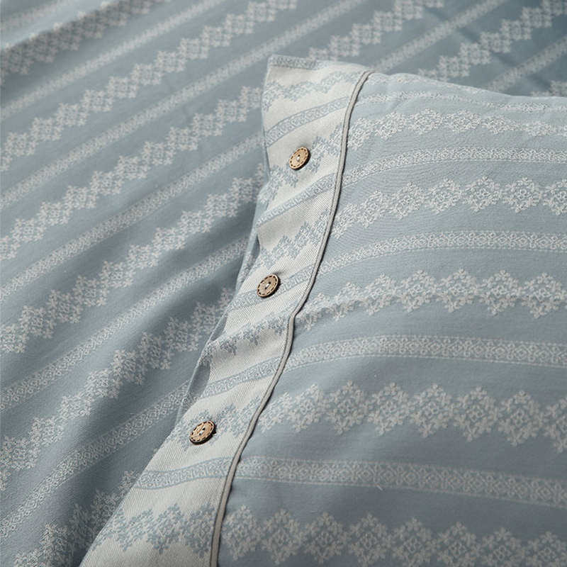 外贸单！高档提花100纯棉老粗布三件套加厚加密床单床品双人套件,床上用品,床单,淘宝优惠券,粉丝福利购,淘宝优惠卷