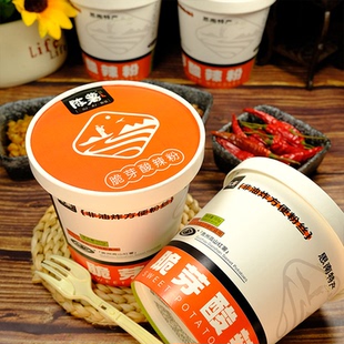 贵州思南陈薯酸辣粉脆芽酸辣粉免煮冲泡方便速食食品