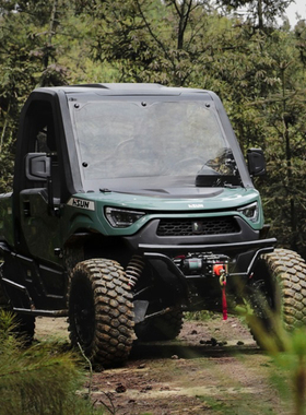 沙滩车四轮越野四驱750UTV山地环松全封闭全地形摩托车燃油农夫车