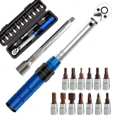 预置式可调式扭力公斤扳手高精度力矩自行车内六角维修工具装组套