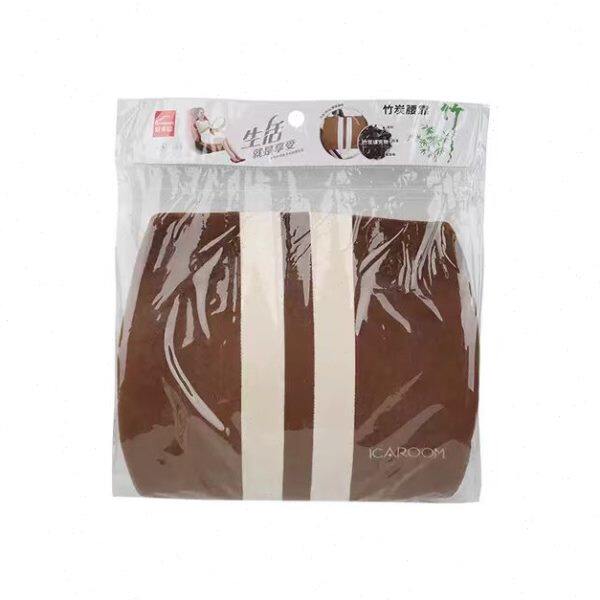 爱车屋汽车腰靠车内座椅腰靠车载用靠枕侣可爱卡通竹炭竹炭腰靠