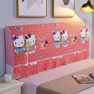 全包床头罩2021年新款木头床床头套罩1.5m1.8m田园夹棉床头防尘罩