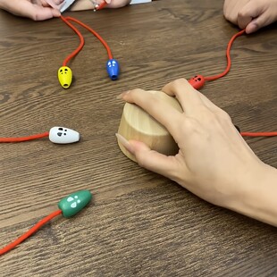 猫捉老鼠桌面游戏儿童早教专注力反应力训练亲子互动趣味益智玩具