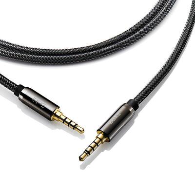 Zeskit 音频线 线公对公3.5mm车载用aux4节镀金发烧手机对录