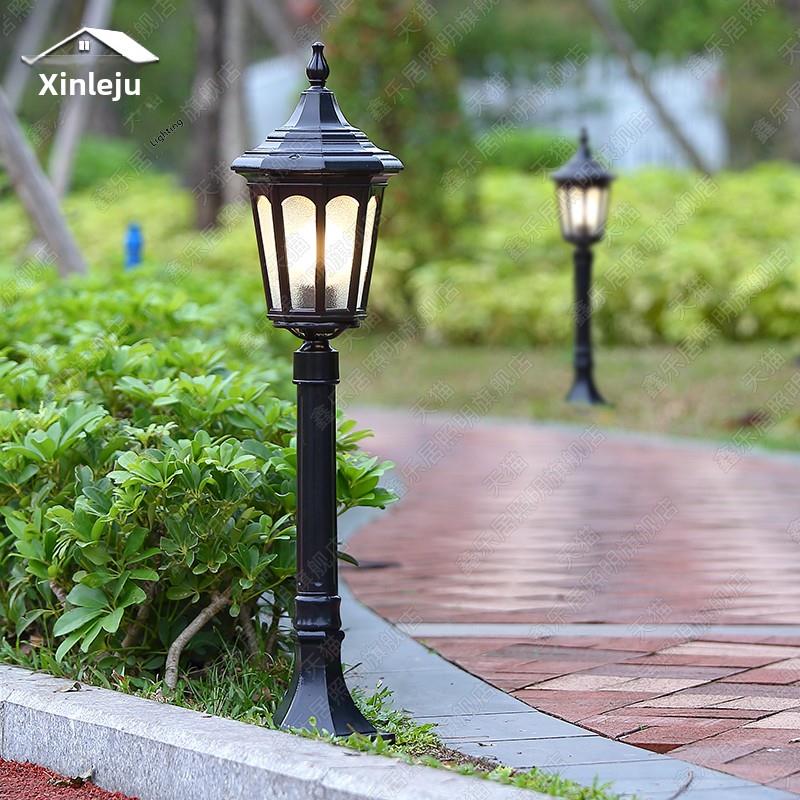 覆古灯新中式户外家居户外灯花园灯落地灯草坪灯防水花园太阳能灯