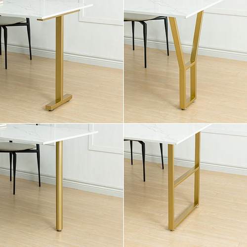支撑柱单边腿桌腿支架岩板大理石橱柜吧台餐桌书桌金属底座支撑腿