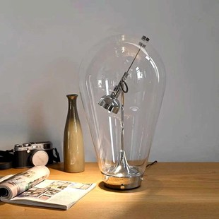 CASA复古工业风小台灯创意灯泡设计书房阅读卧室床头装饰氛围夜灯