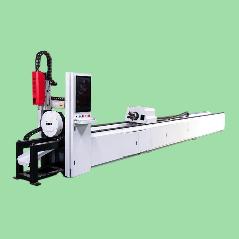 MY10办公家具激光切管机小管材高效切割前卡移动短尾料