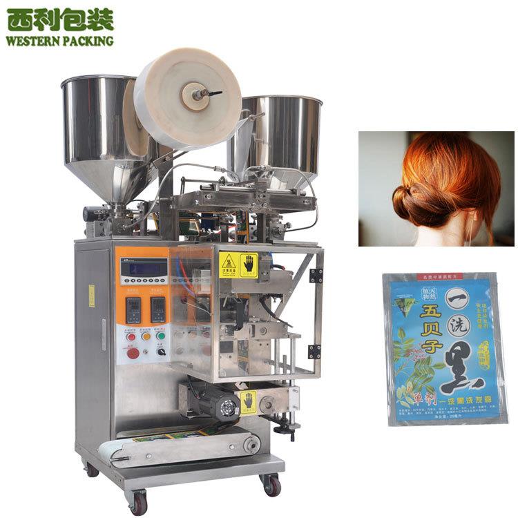 供应染发膏包装机，洗发水包装机染发摩斯包装机