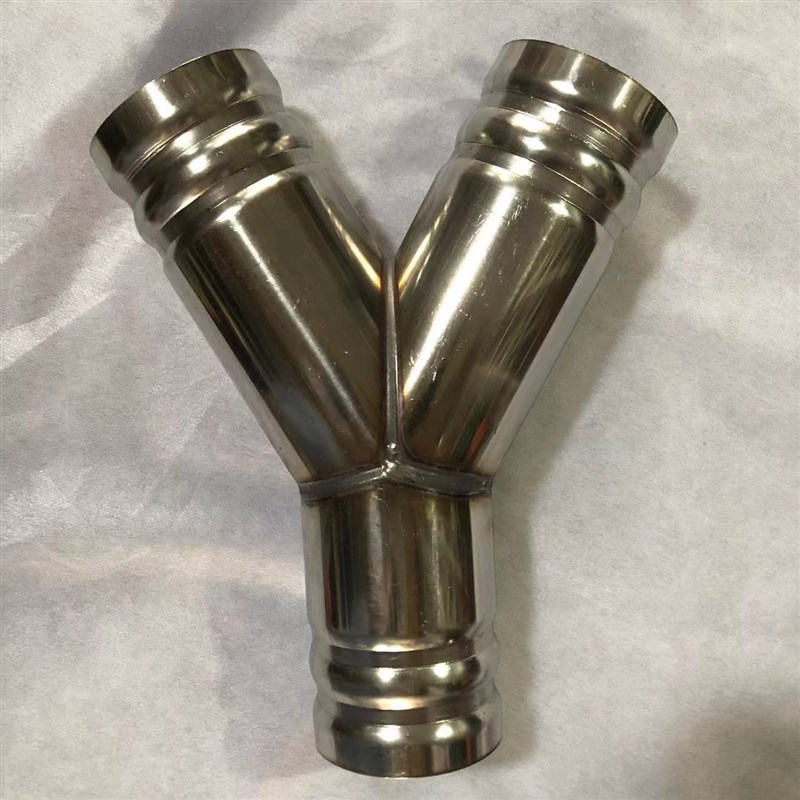 农用Y型三通水带软管油管用201不锈钢材质人工焊接V无缝隙型号齐