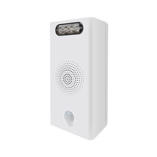 太阳能防溺水库定时语音播报器户外声光报警感应语音提示器JT207
