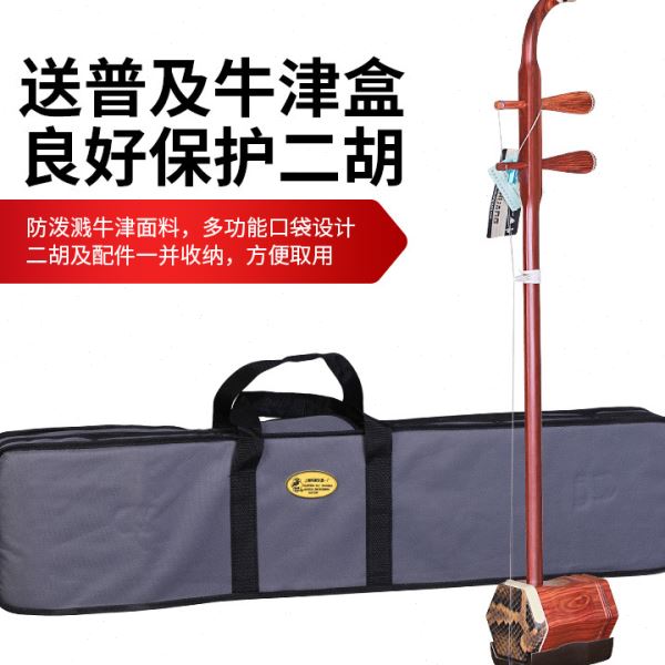 敦煌牌红檀木二胡04A木轴04B铜轴轸初学入学生成人二胡民乐器