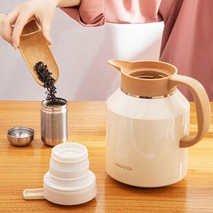 独立悬浮茶仓焖茶壶办公室家用316不锈钢简约保温大容量泡茶壶