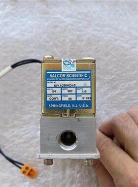 议价J207*VALCOR SCIENTIFIC电磁阀 SV11C56HC4-5 24VDC 15W拆机