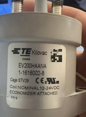 泰科EV200HAANA 12/24V 500A直流接触器1-1618002-8继电器