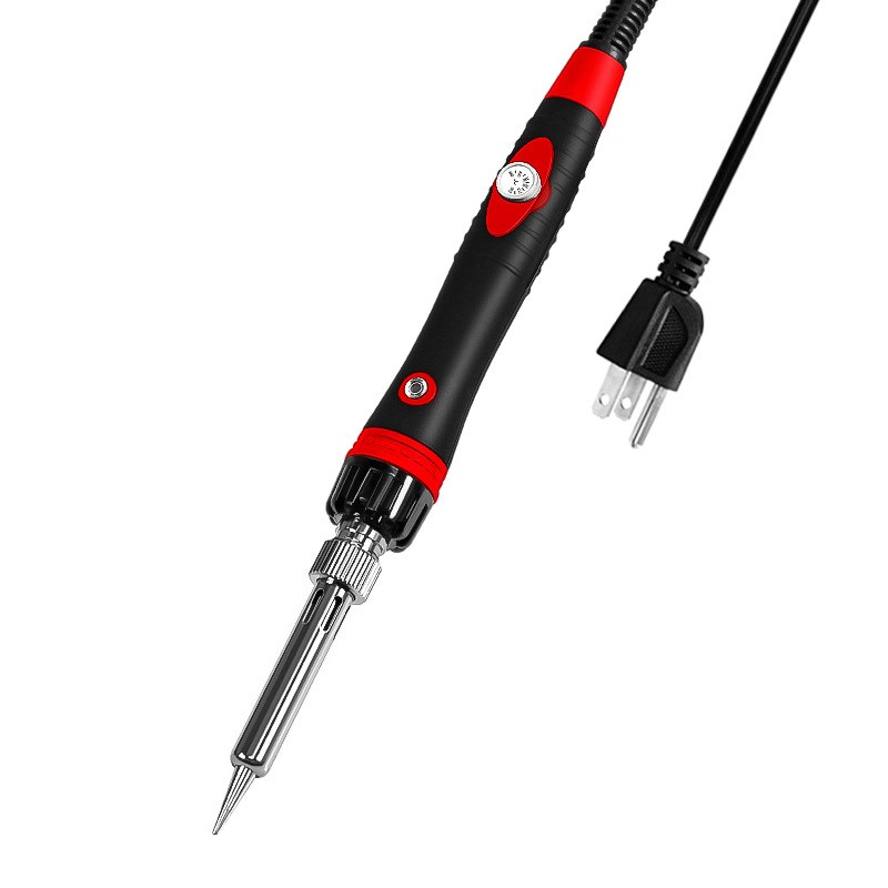 晨洲岛可调温内热式烙铁 焊接烙画71件套 带指示灯恒温电烙铁套装