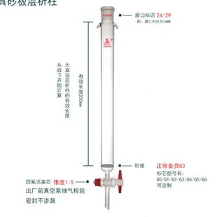 150 200 300 具四氟 玻璃活塞 400 具砂板层析柱20 闪式