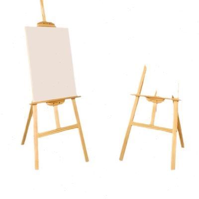 木质画架美术生专用素描画板支架式展架4k儿童写生油画水彩架子
