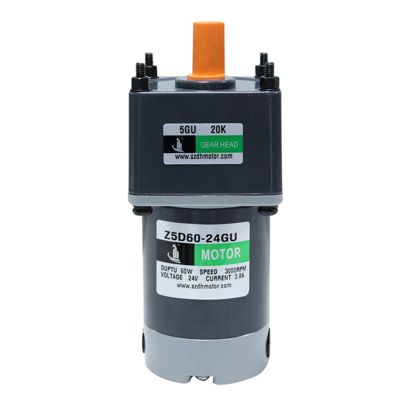 90W24V农机设备直流减速电机Z5D90-24GU-30S+5GU20KB